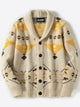 Geometric Pattern Cardigan