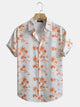 Tropical Palm Tree Print Short Sleeve Shirt