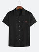 Textured Casual Multi-Colored Sleeved Shirt