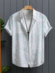 Paisley Print Short Sleeve Shirt