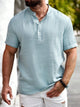 Classic Wrinkled Texture Multi-Color Sleeved Shirt