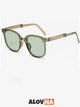 All-Match Square Black Frame Sunglasses
