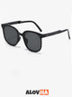 All-Match Square Black Frame Sunglasses