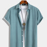 Basic Solid Line Stripe Shirt