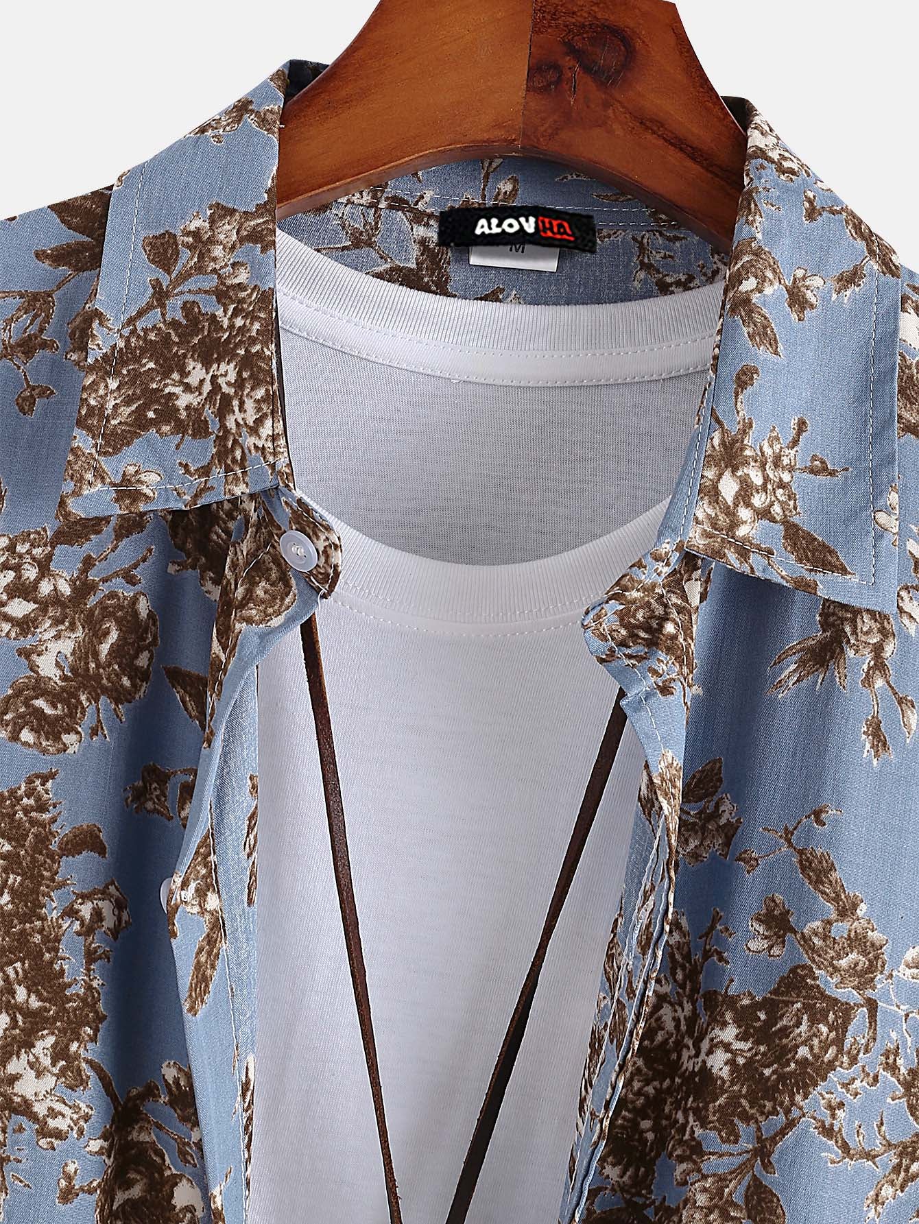 Blossom Print Hawaiian Shirt