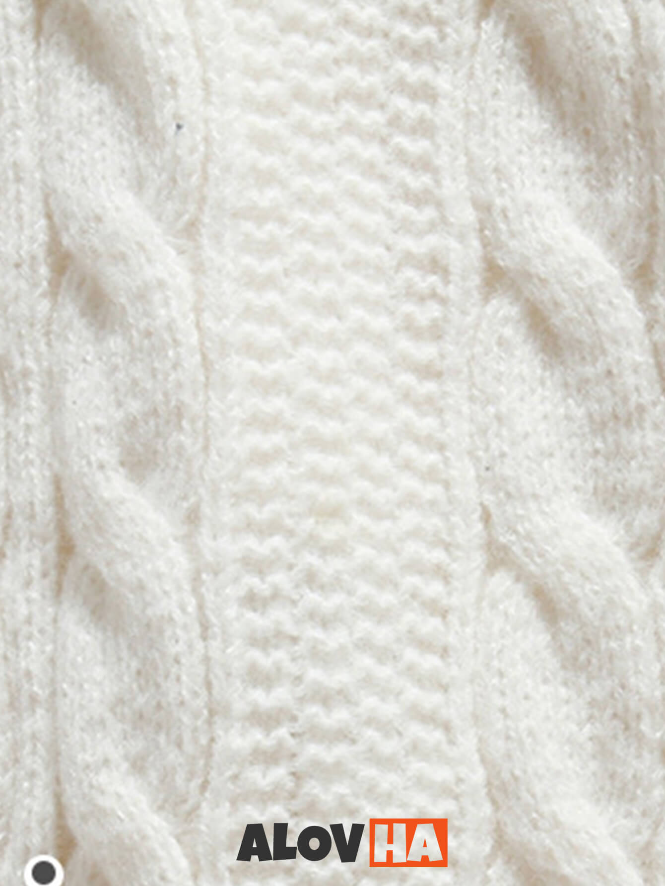 Casual All-match Knitted Round Neck Long-Sleeved Solid Color Sweater
