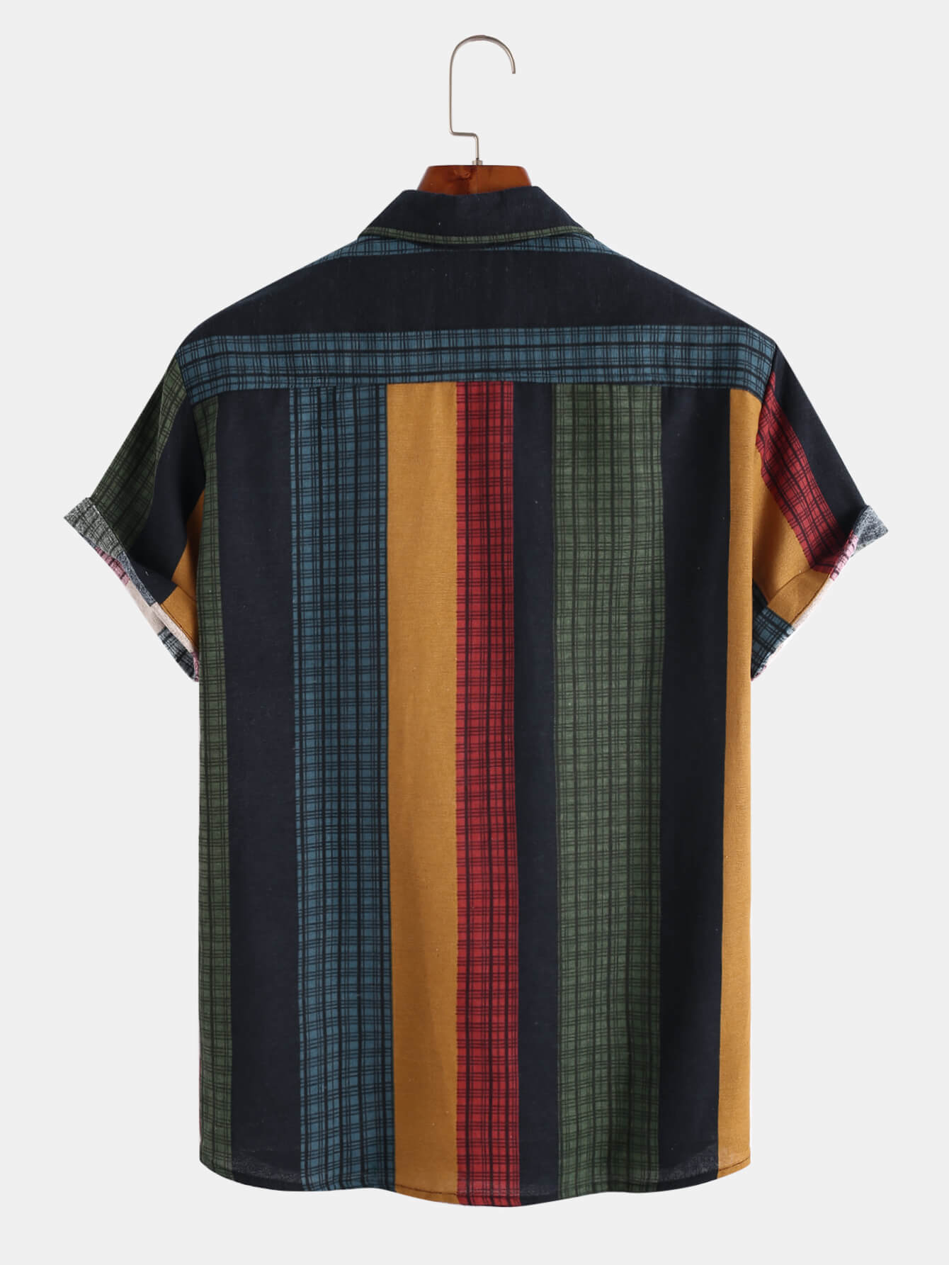 Casual Multicolor Striped Shirt