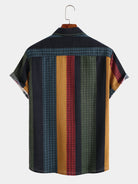 Casual Multicolor Striped Shirt