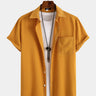 Casual Statement Solid Shirt