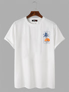 Coconut Tree Print Short Sleeve T-Shirt