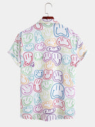 Color Smile Lapel Shirt
