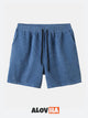 Corduroy Drawstring Shorts