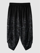 Mens Crane Printed Open Front Kimono with Shorts Set