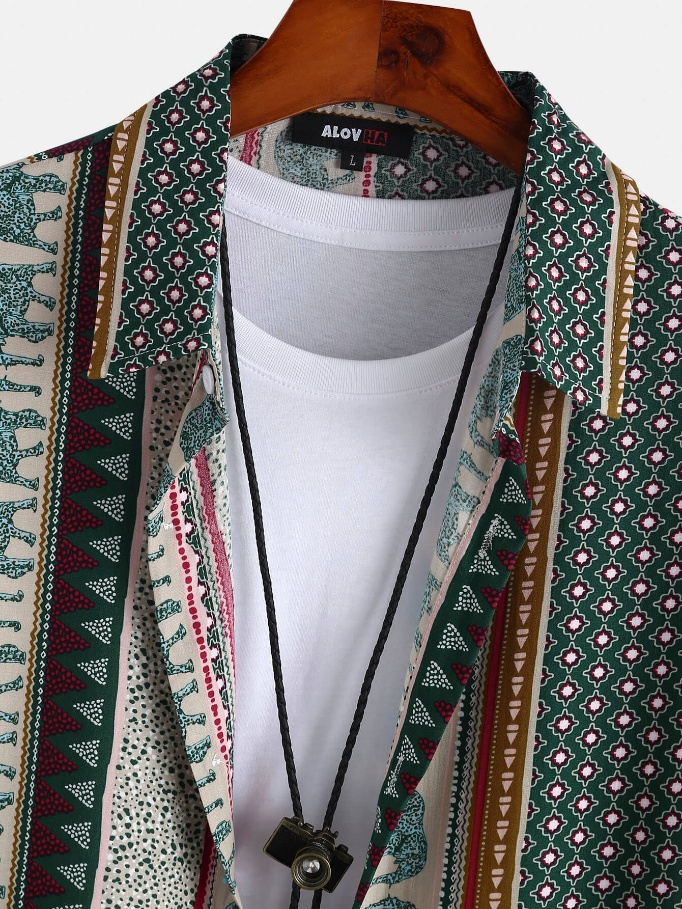 Elephant Totem Print Shirt