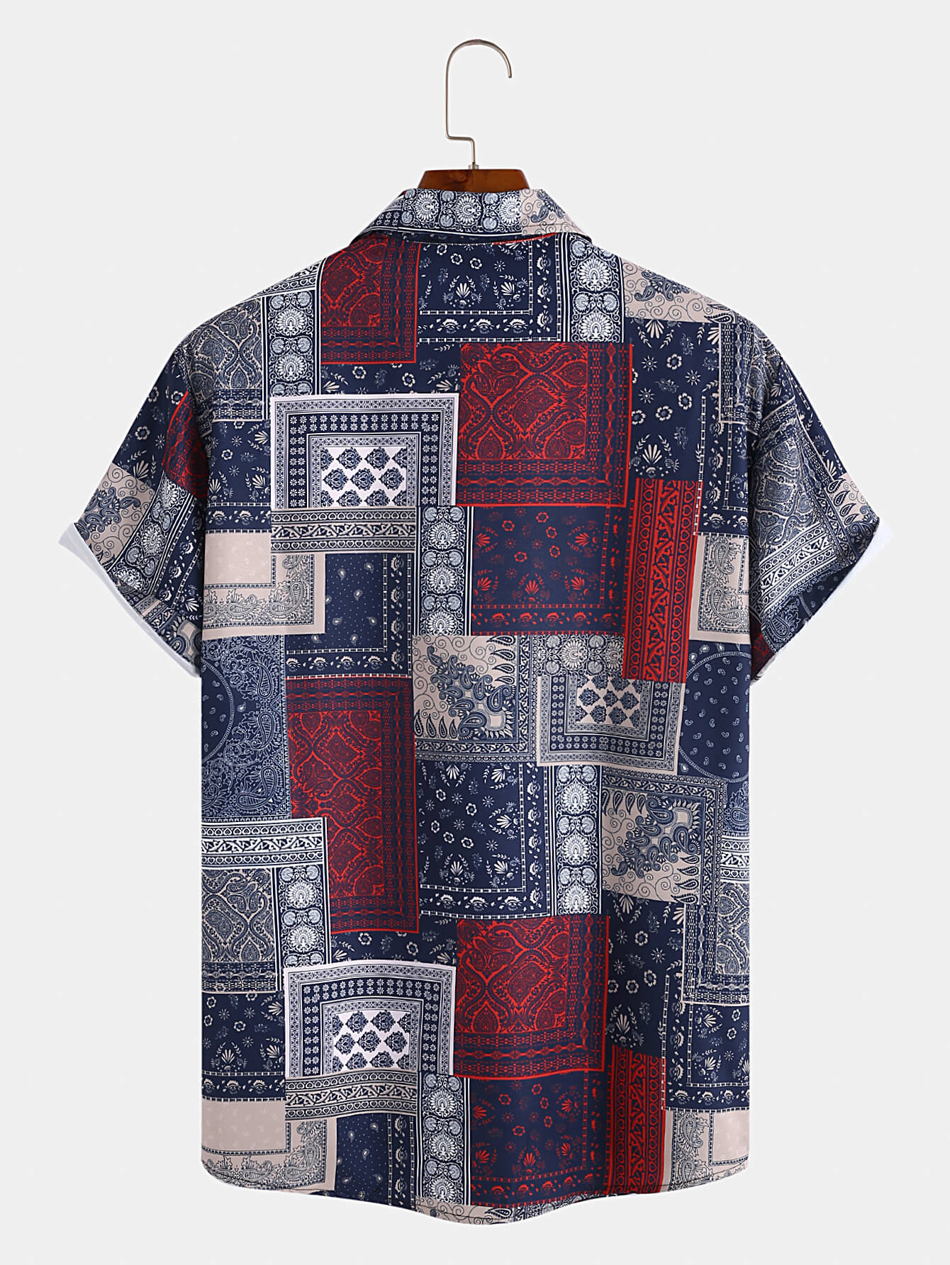 Ethnic Paisley Pattern Shirt