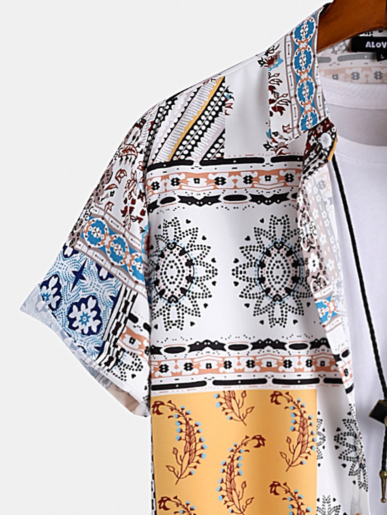Ethnic Paisley Pattern Two-Piece Set