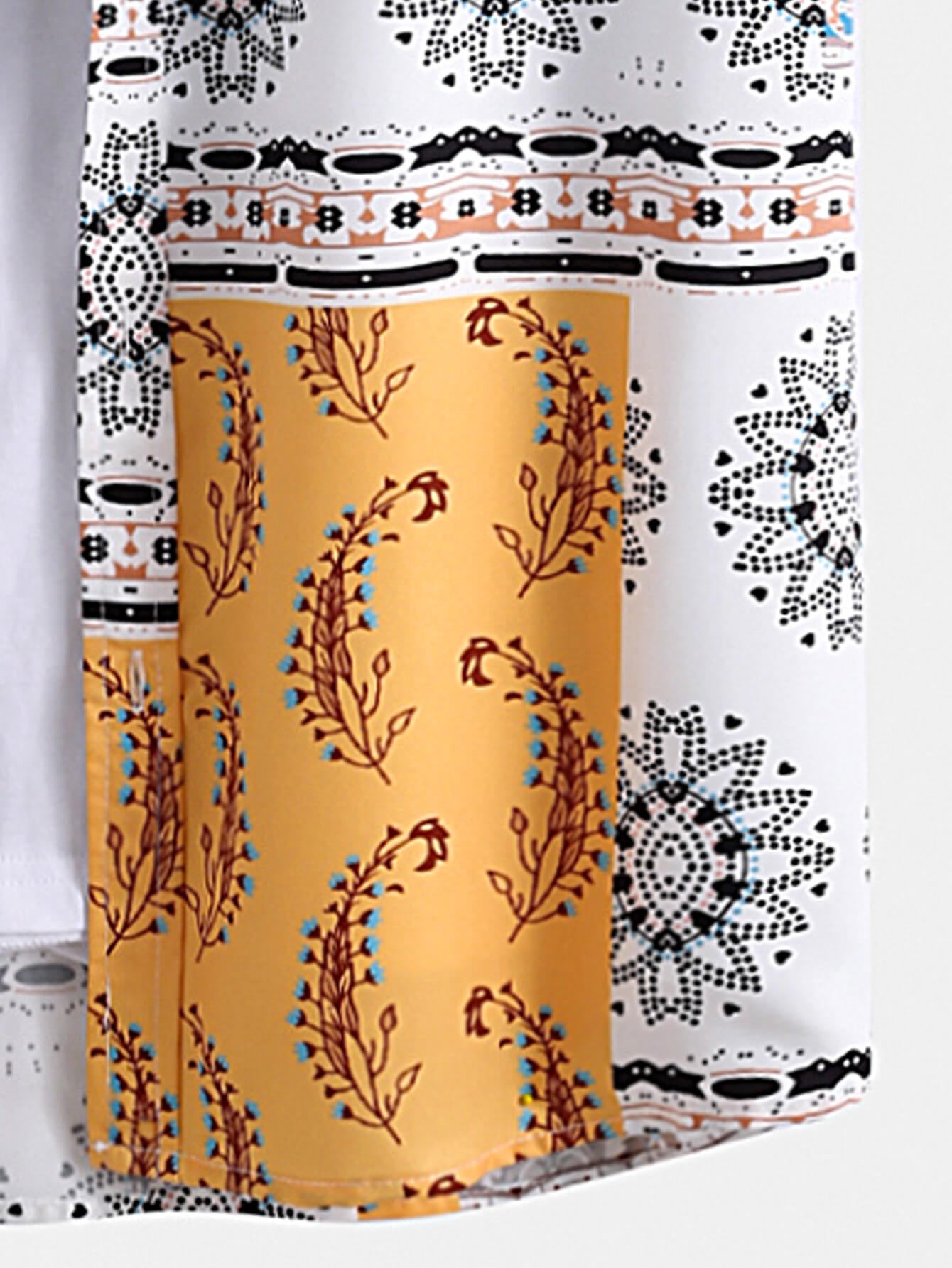 Ethnic Paisley Pattern Two-Piece Set