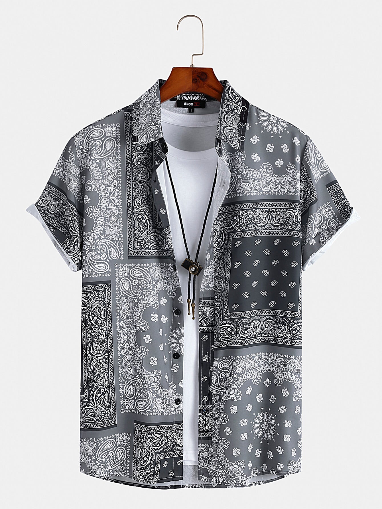 Ethnic Paisley Print Shirt