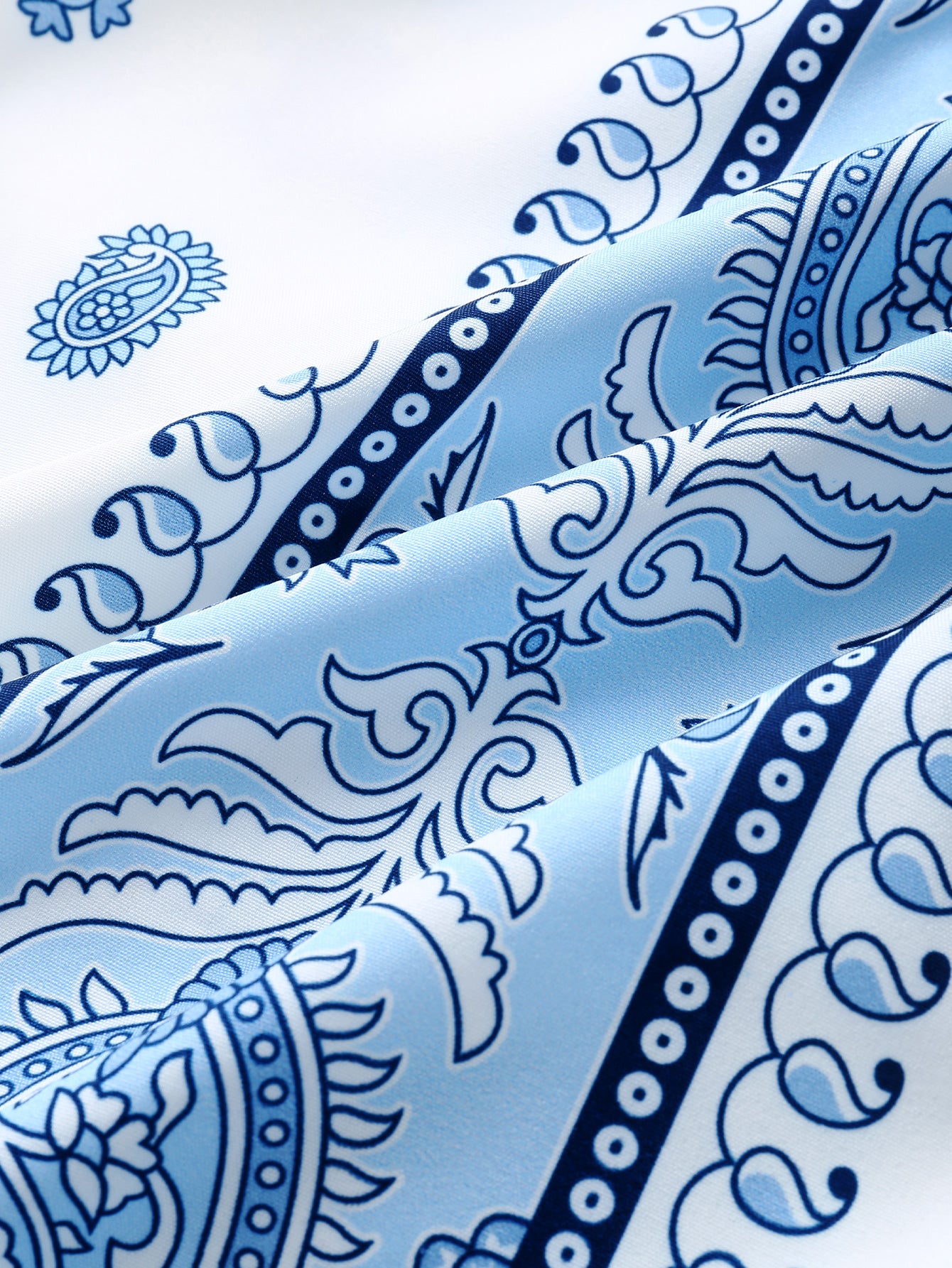 Ethnic Totem Paisley Lapel Shirt