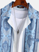 Ethnic Totem Paisley Lapel Shirt