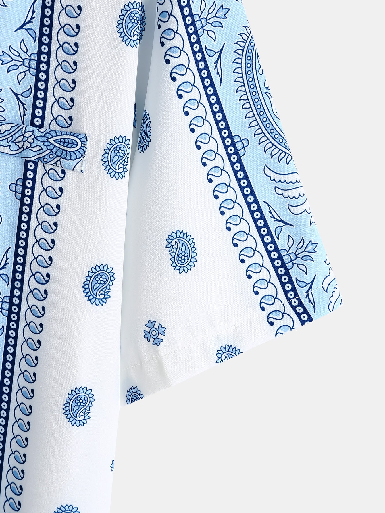 Ethnic Totem Paisley Lapel Shirt