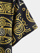 Ethnic Totem Retro Print Shirt