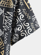 Ethnic Totem Retro Print Shirt