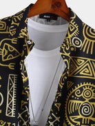 Ethnic Totem Retro Print Shirt