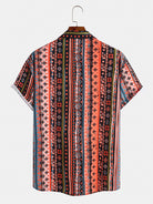  Stripe Print Shirt
