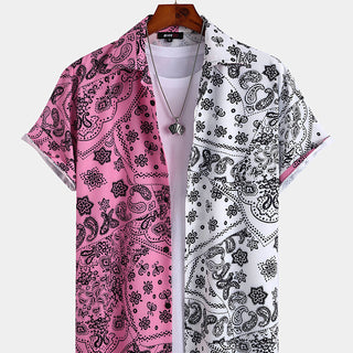 Ethnic Vintage Panel Paisley Shirt