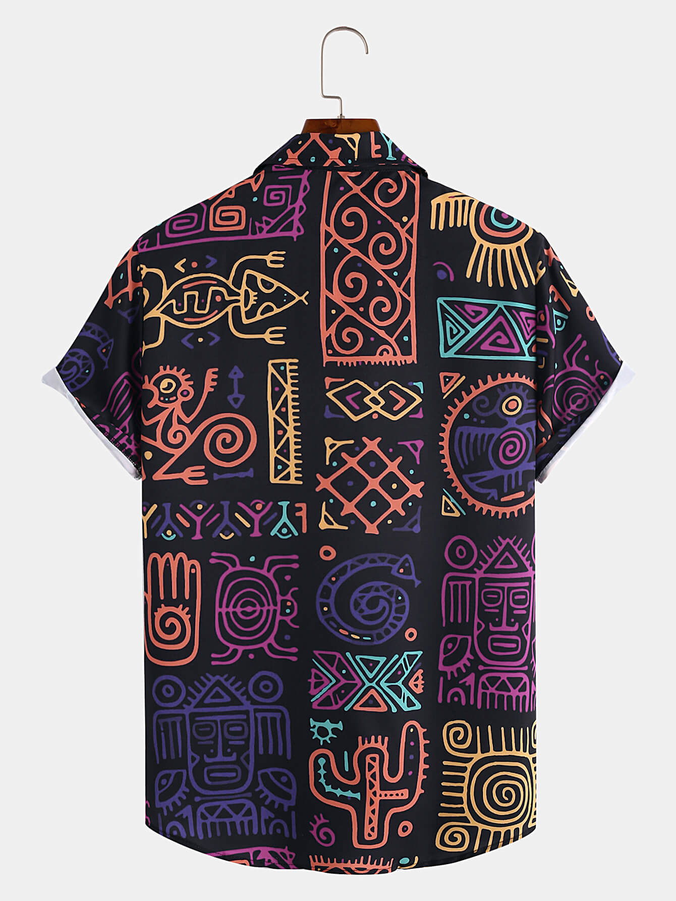 Ethnic Vintage Totem Print Shirt