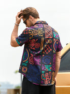 Ethnic Vintage Totem Print Shirt