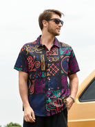 Ethnic Vintage Totem Print Shirt