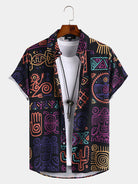 Ethnic Vintage Totem Print Shirt