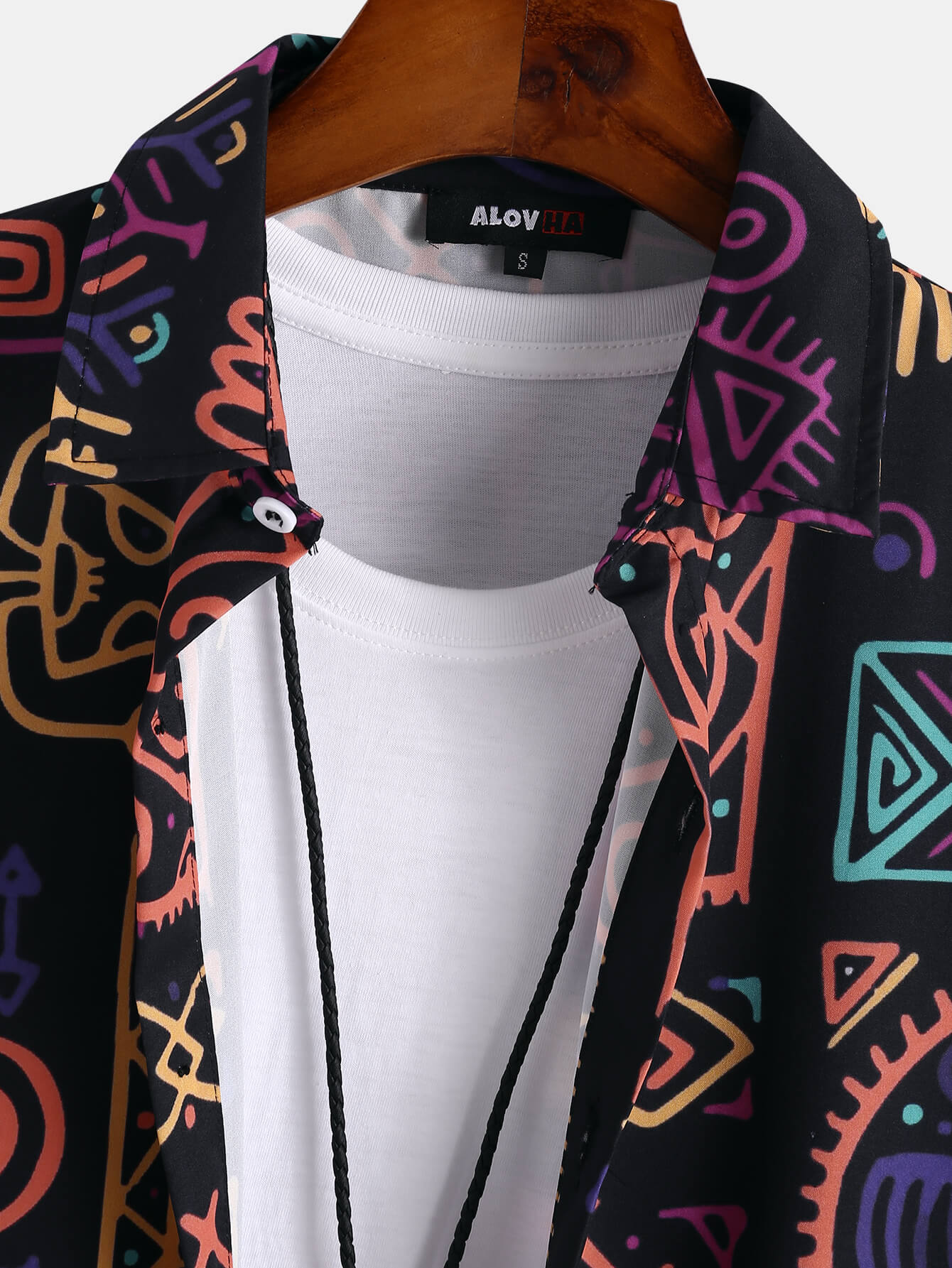 Ethnic Vintage Totem Print Shirt