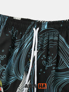 Ethnic Wave Crane Print Set
