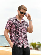 Fashion Lapel Leopard Shirt