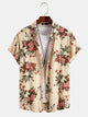 Flower Plant Print Shirt