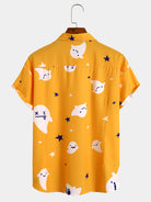 Halloween Cute Spooky Ghost Print Shirt