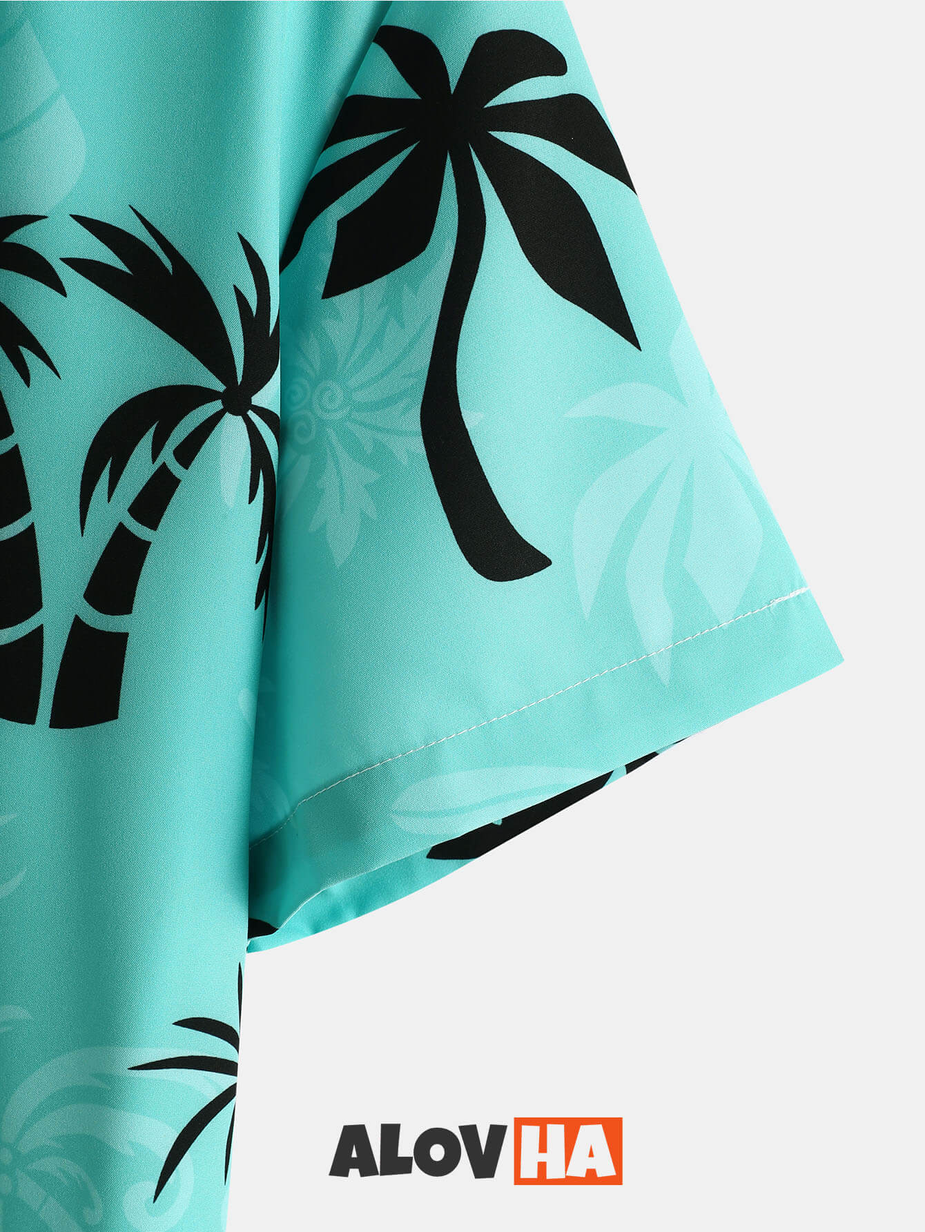 Hawaiian Cartoon Coconut Tree Print Shirt