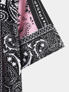 Hawaiian Shirt Paisley Casual Two-Piece Set