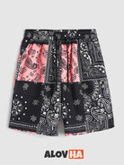 Hawaiian Shirt Paisley Casual Two-Piece Set