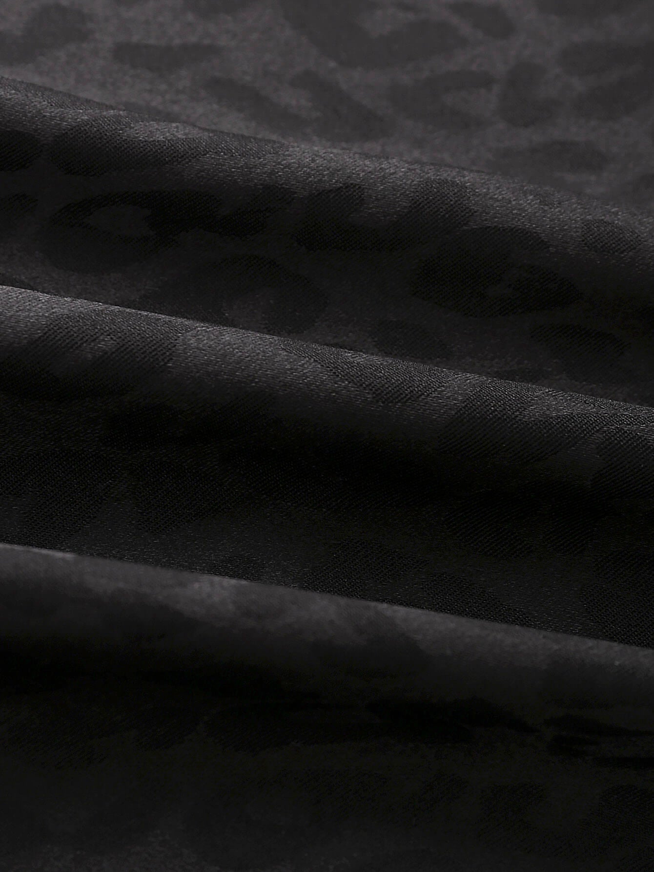 Jacquard Leopard Print Shirt