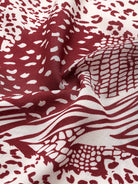Irregular Animal Print Shirt