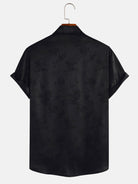 Jacquard Floral Hawaiian Shirt