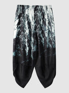 Landscape Ink Printing Kimono Set
