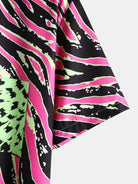 Leopard Double-Panel Print Shirt