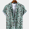 Leopard Print Lapel Shirt