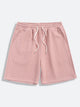 Texture Plain Color Solid Pull On Shorts