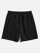 Texture Plain Color Solid Pull On Shorts